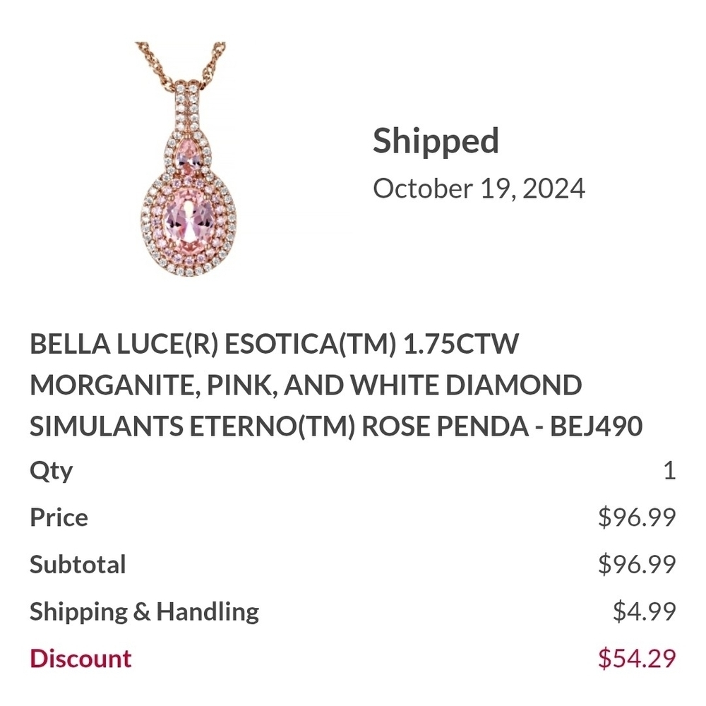 Rose Gold Morganite Necklace